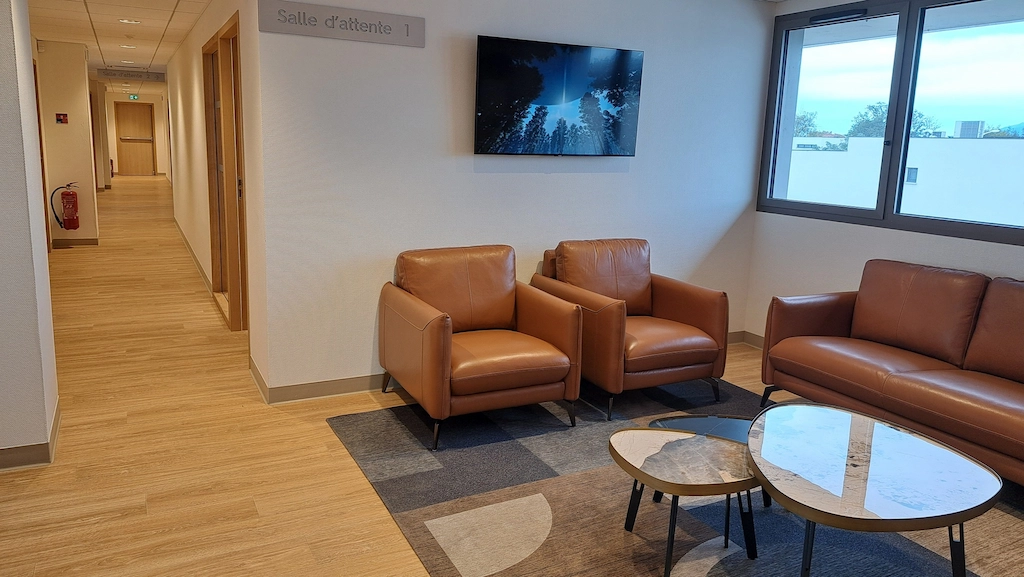 Visiotec accueil 2eme etage batiment austral praticiens