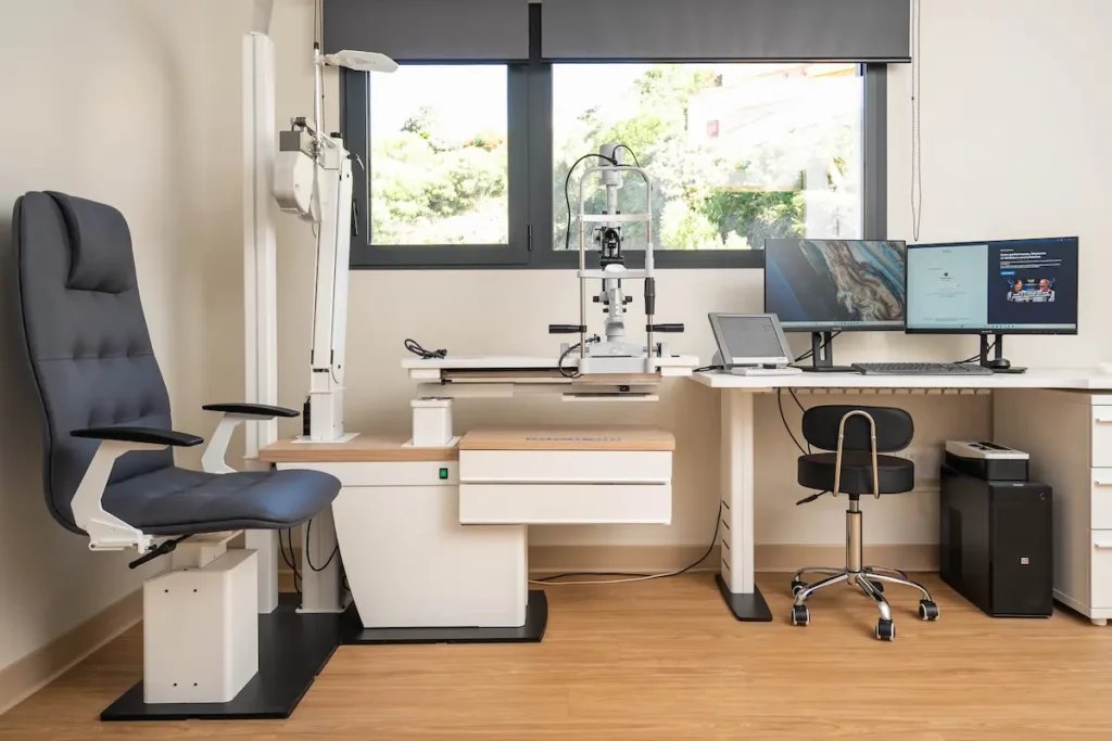Visiotec ophtalmologue collioure salle consultation